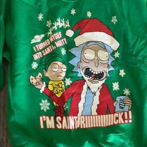 Rick n Monty Christmas sweater